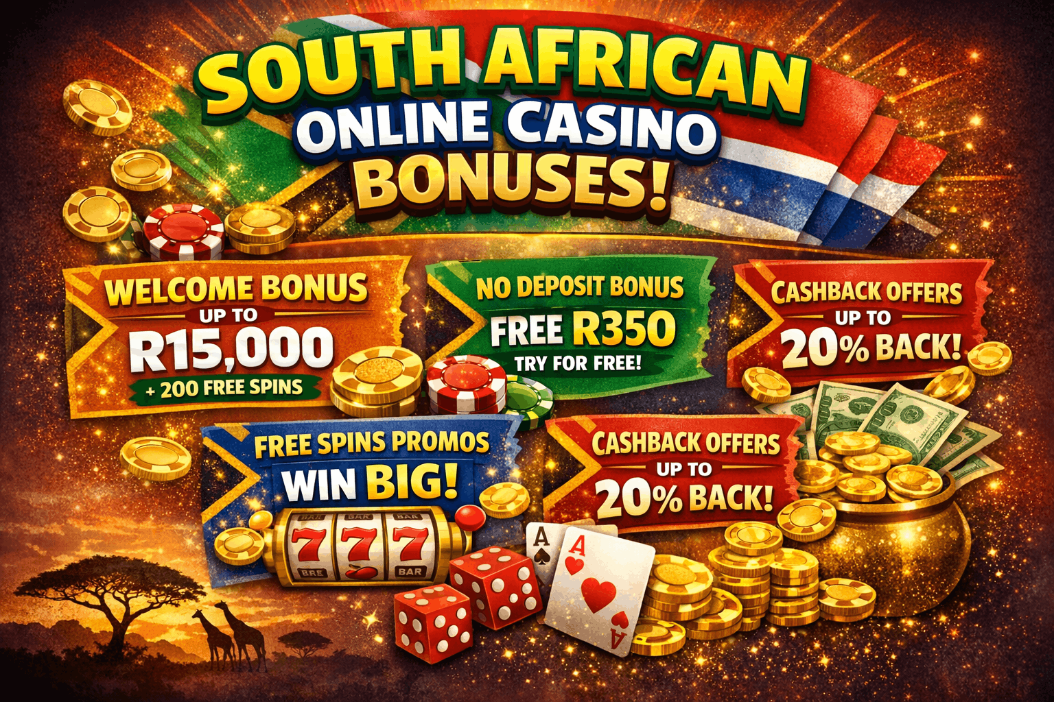South African online casino bonuses